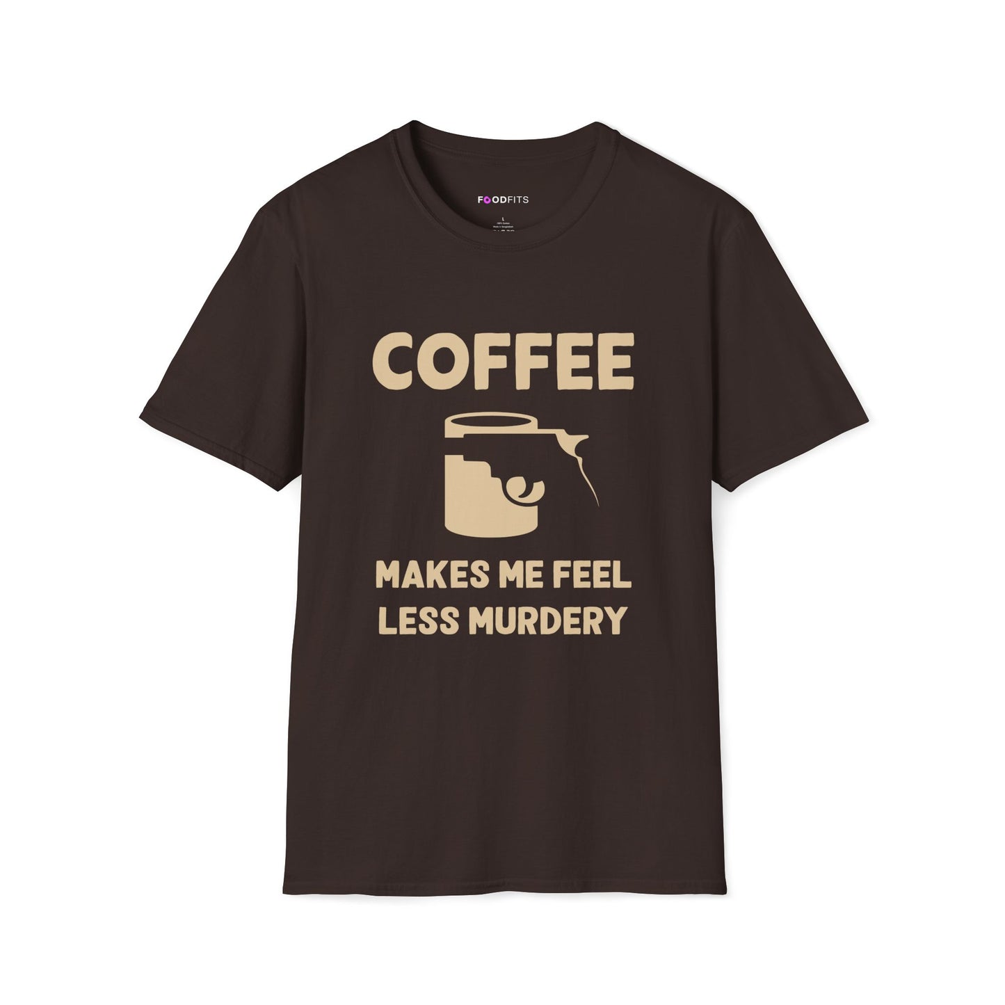 Coffee - less murdery t-shirt