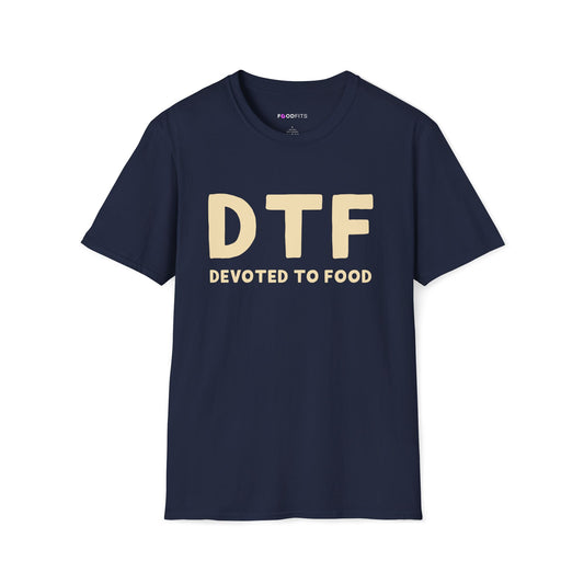 DTF devoted to food t-shirt