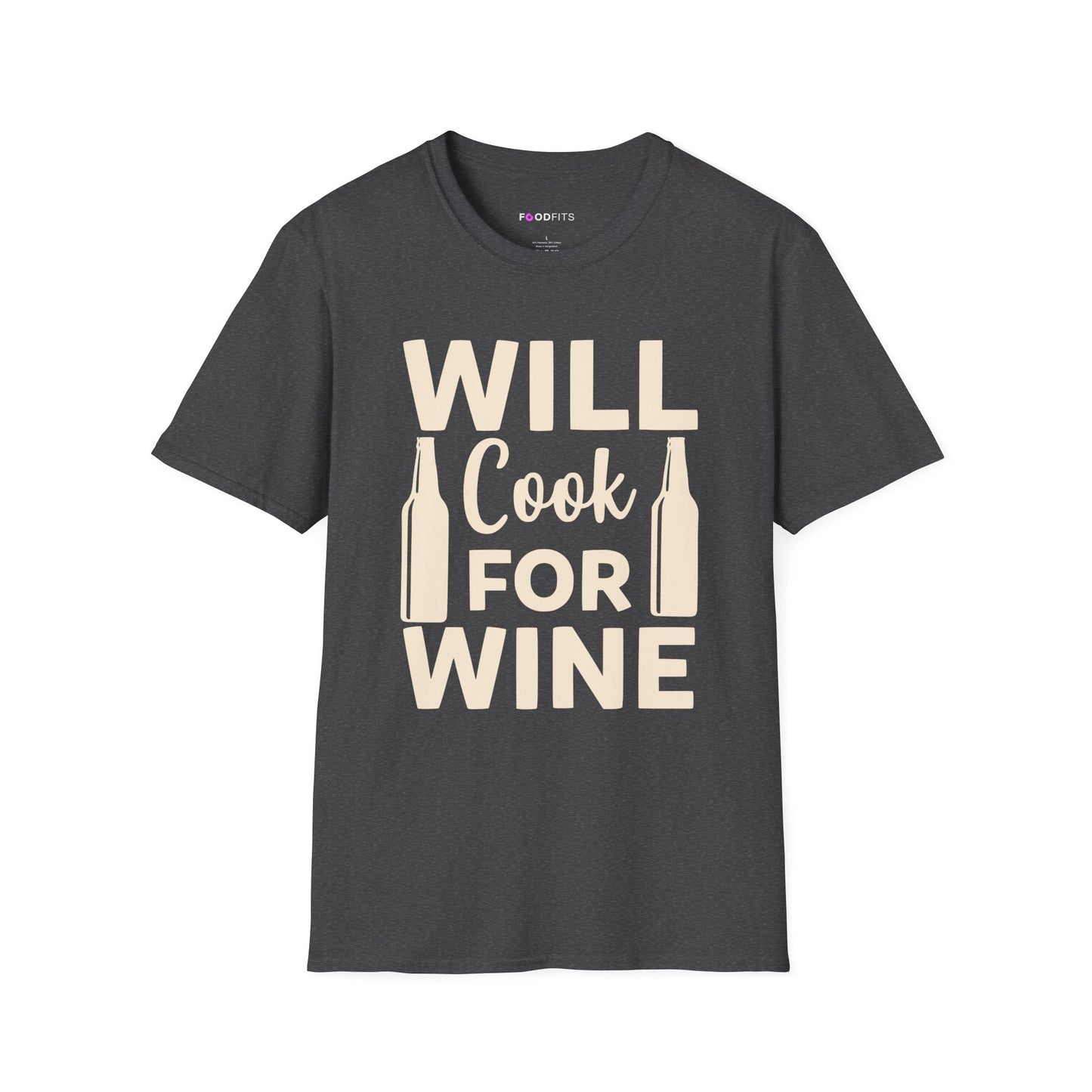 Will cook for wine t-shirt