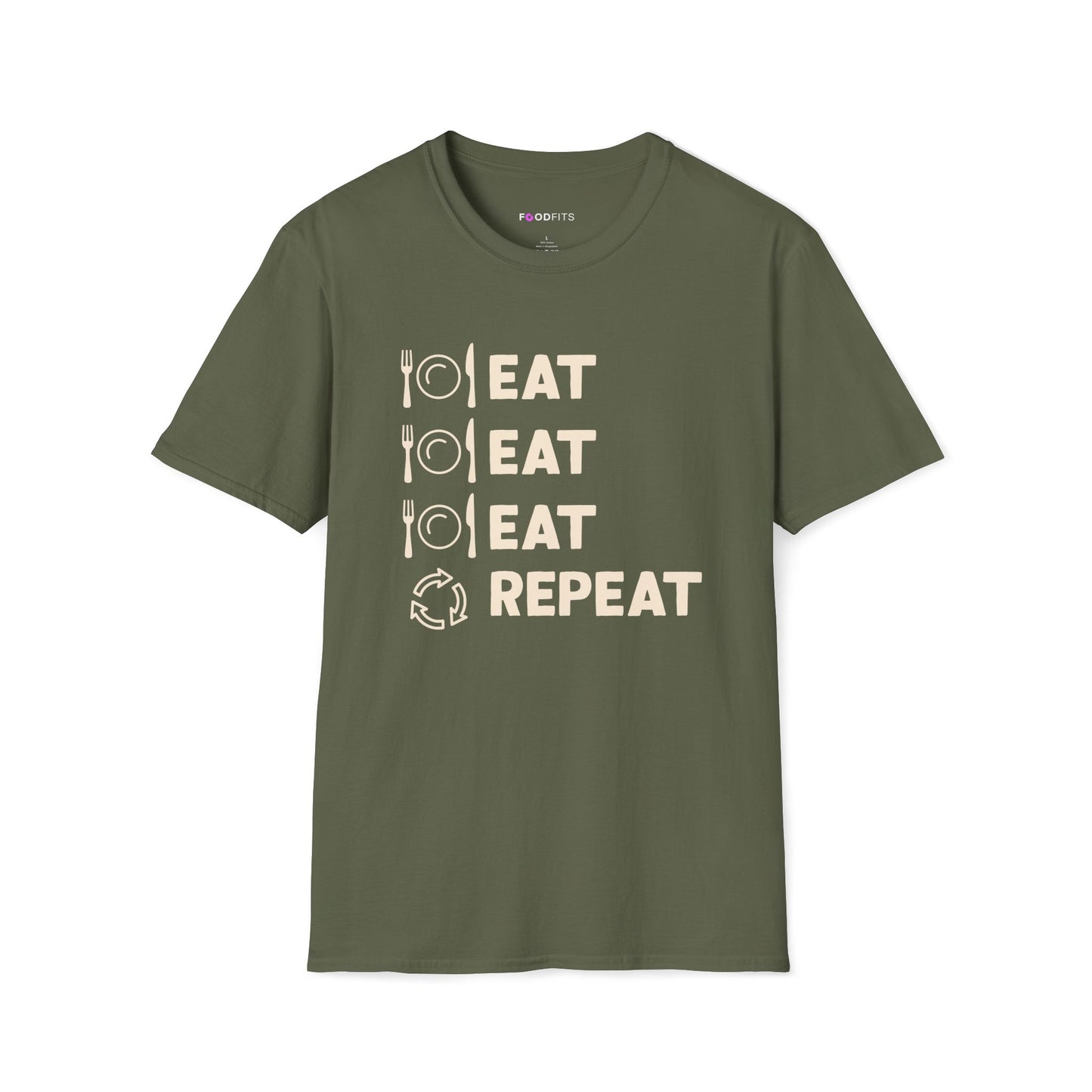 Eat eat eat repeat t-shirt