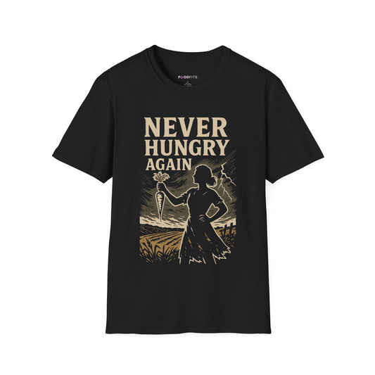 Never hungry again t-shirt