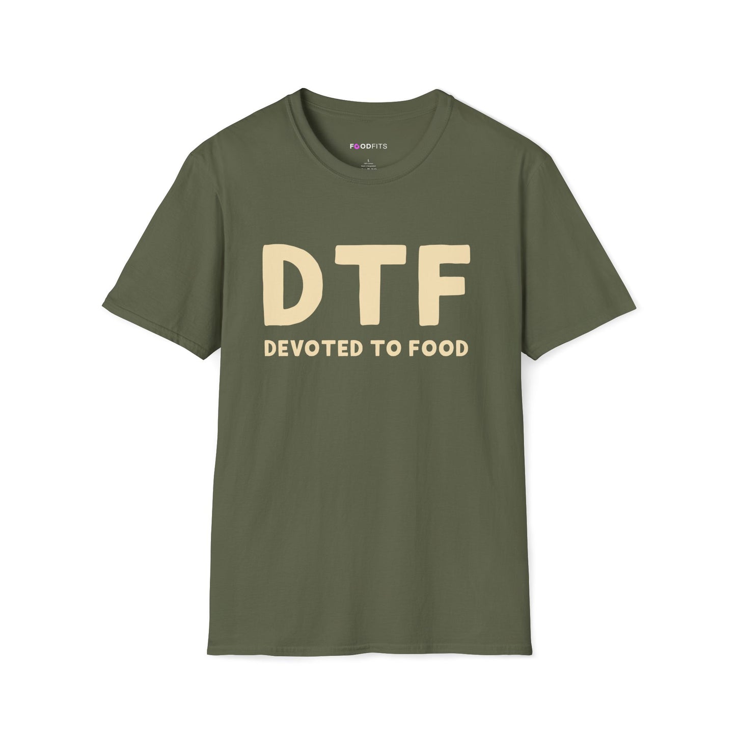 DTF devoted to food t-shirt