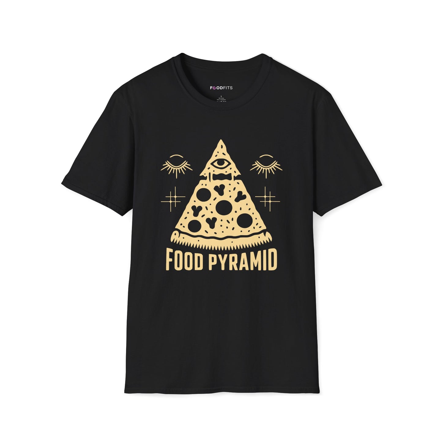 Food pyramid t-shirt