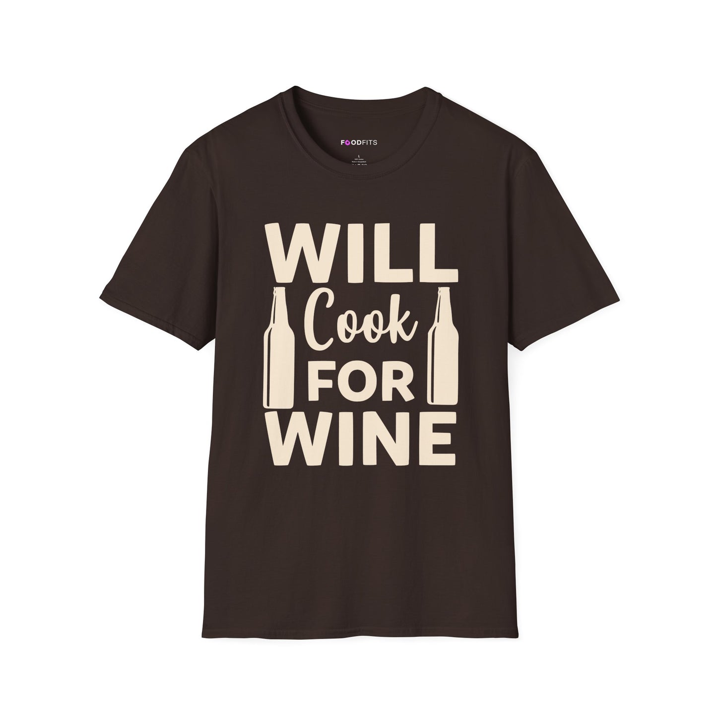 Will cook for wine t-shirt