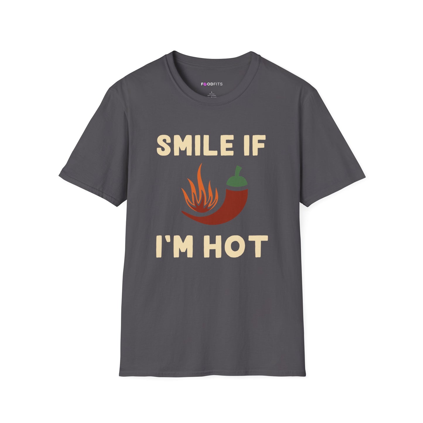 Smile if i'm hot t-shirt
