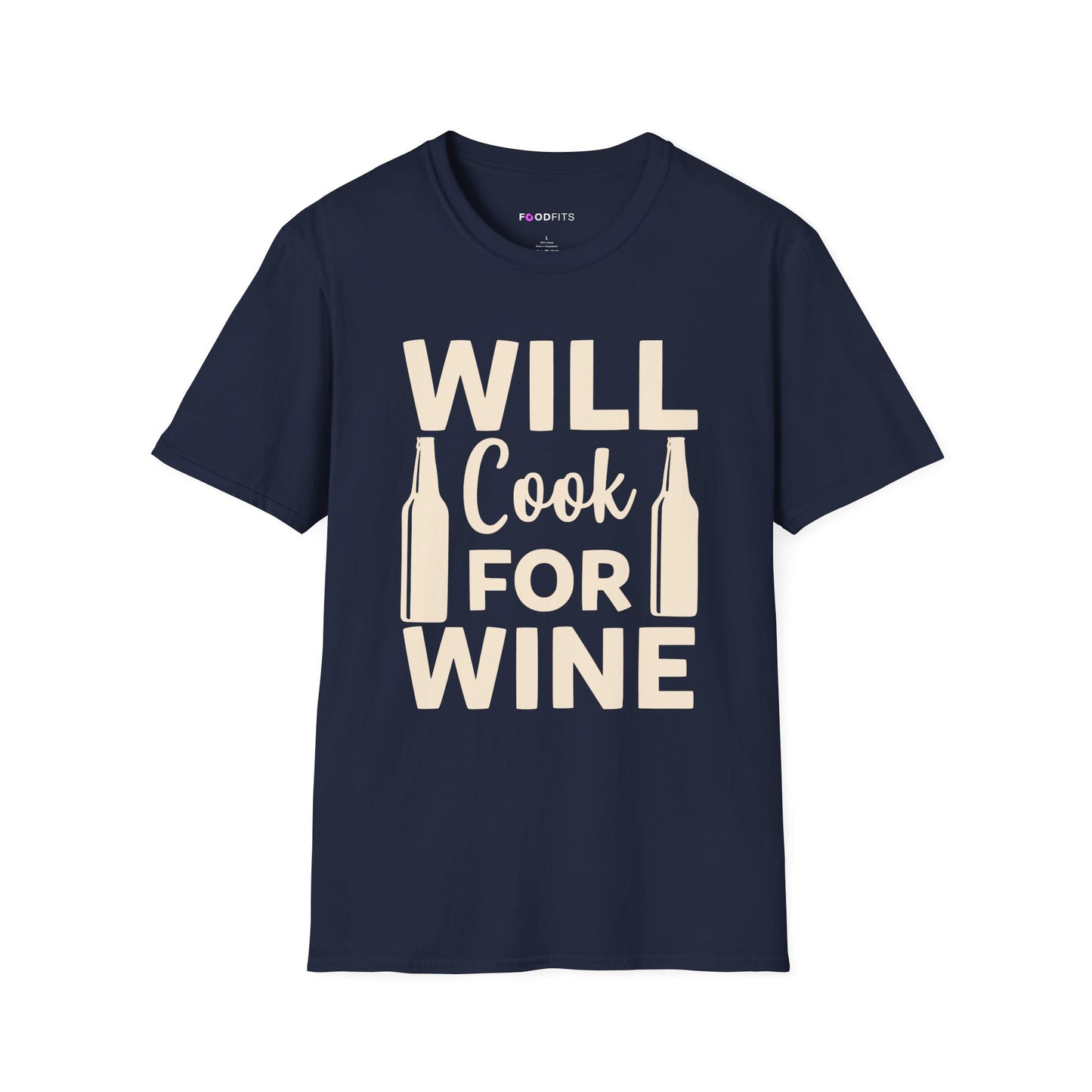 Will cook for wine t-shirt