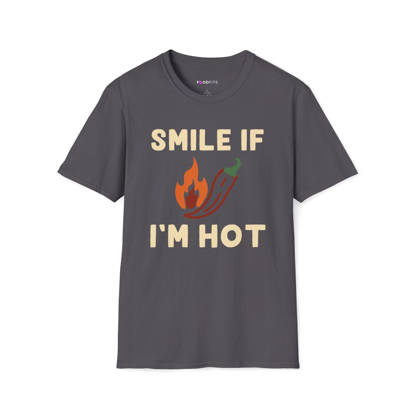 Smile if i'm hot t-shirt