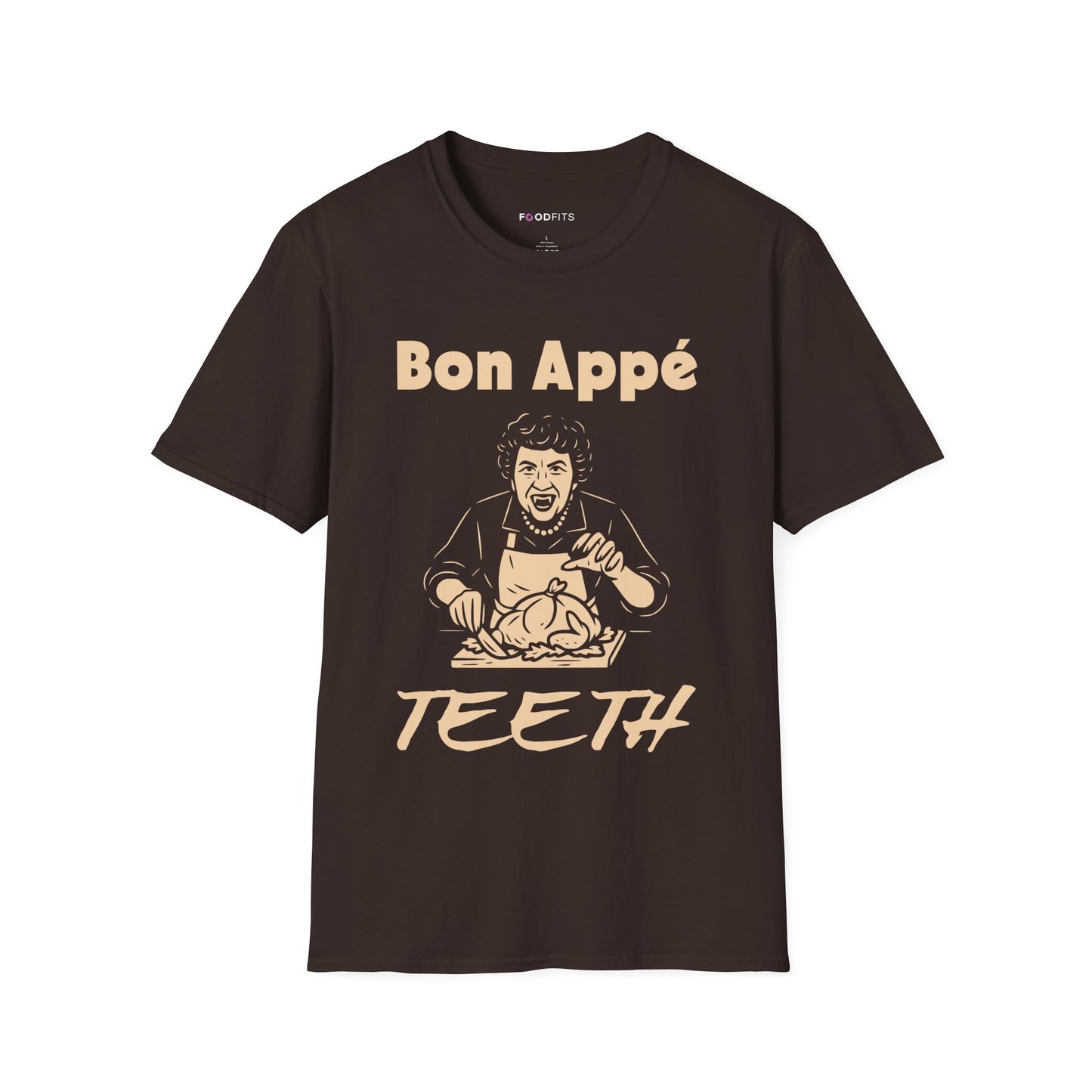 Bon appe' teeth t-shirt