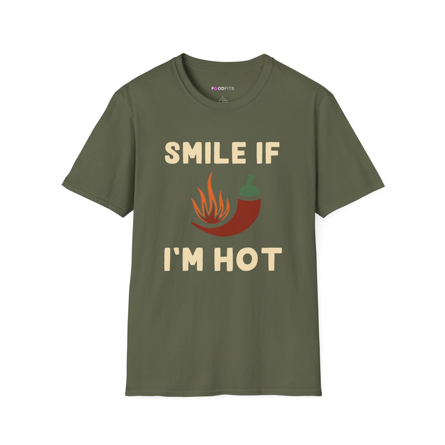 Smile if i'm hot t-shirt
