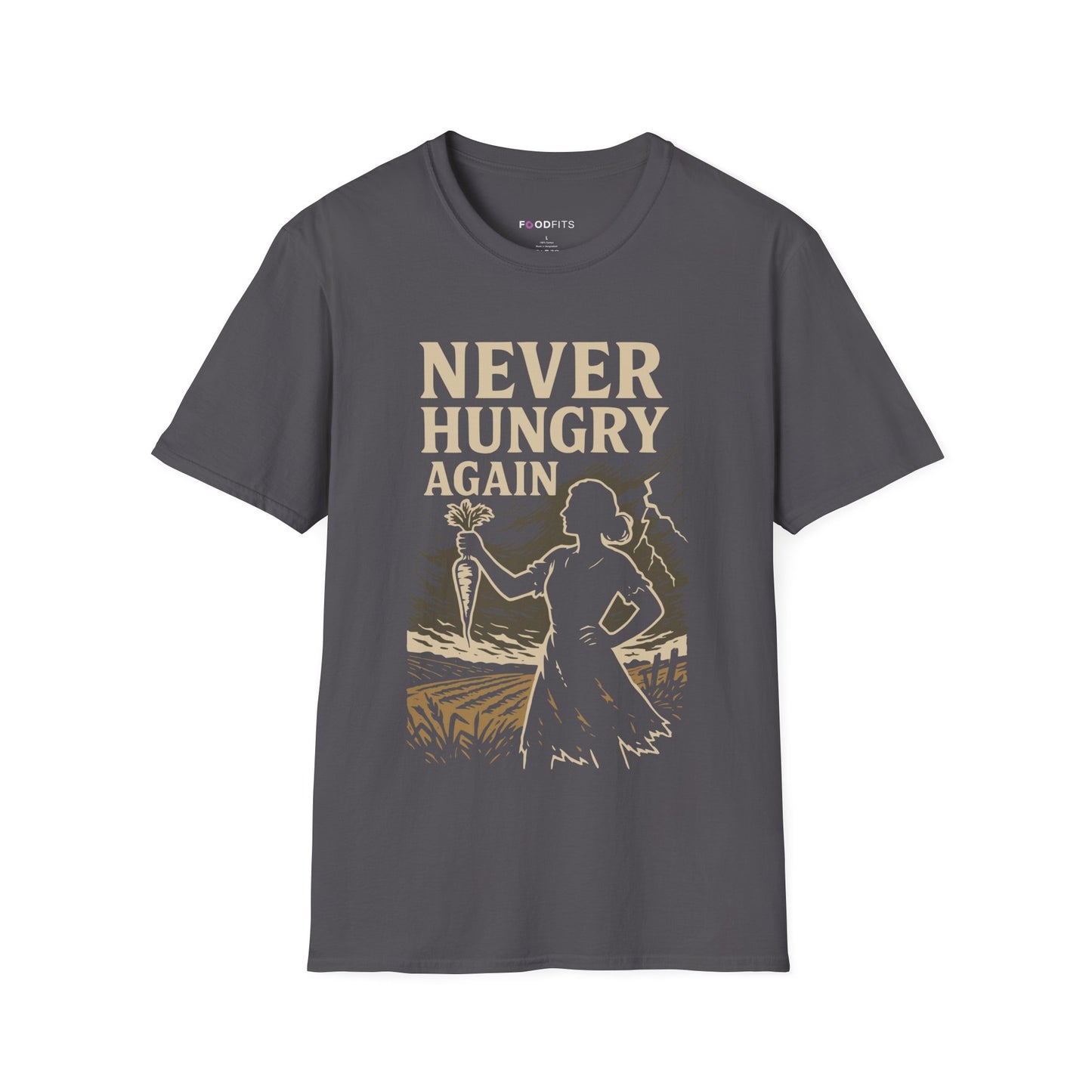 Never hungry again t-shirt