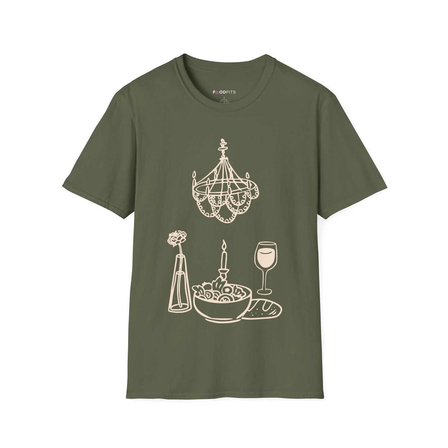 Dinner salad t-shirt