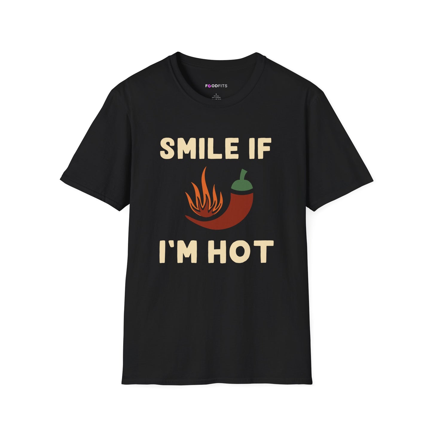 Smile if i'm hot t-shirt