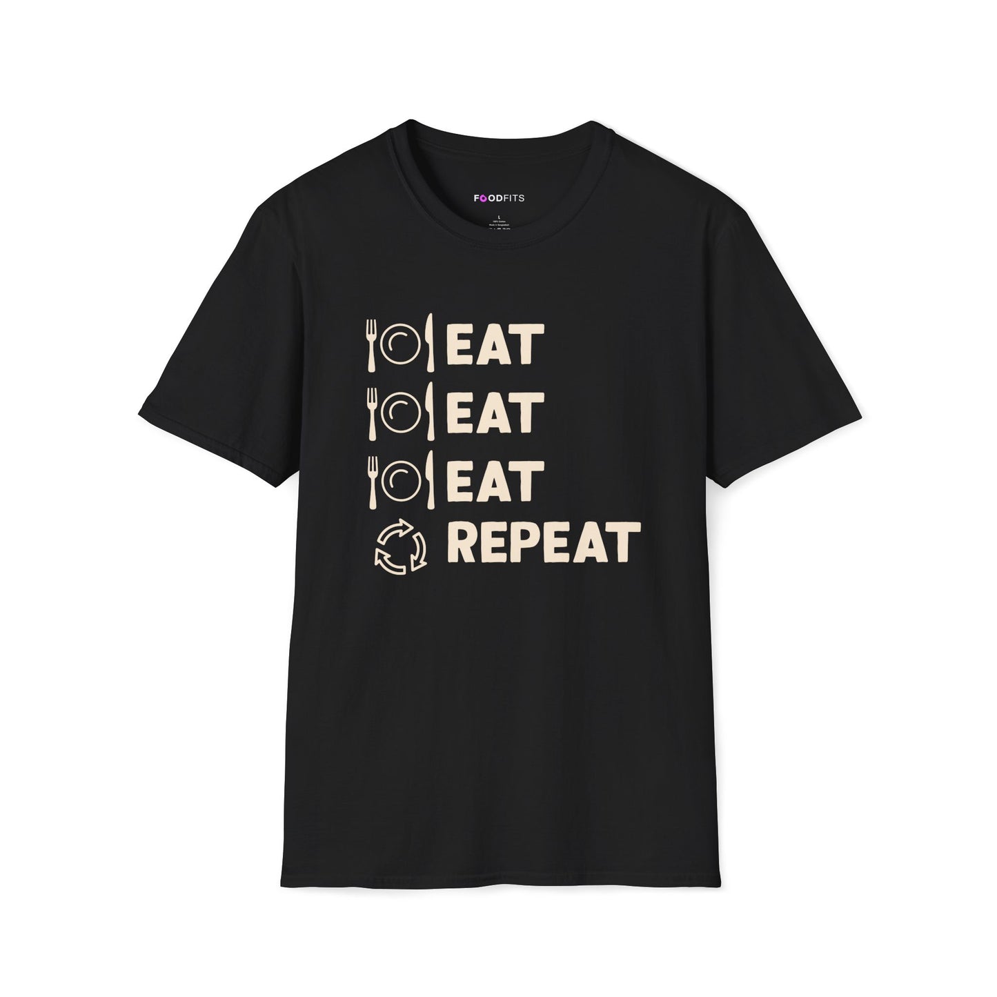 Eat eat eat repeat t-shirt