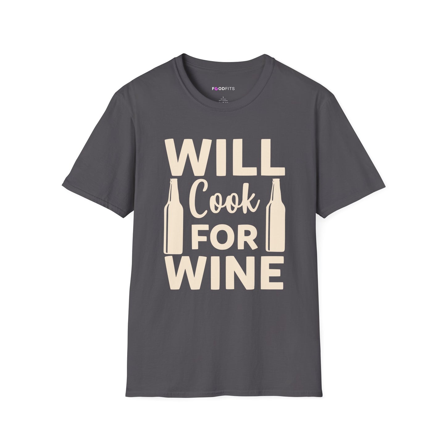 Will cook for wine t-shirt