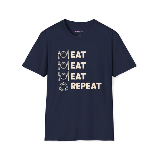 Eat eat eat repeat t-shirt