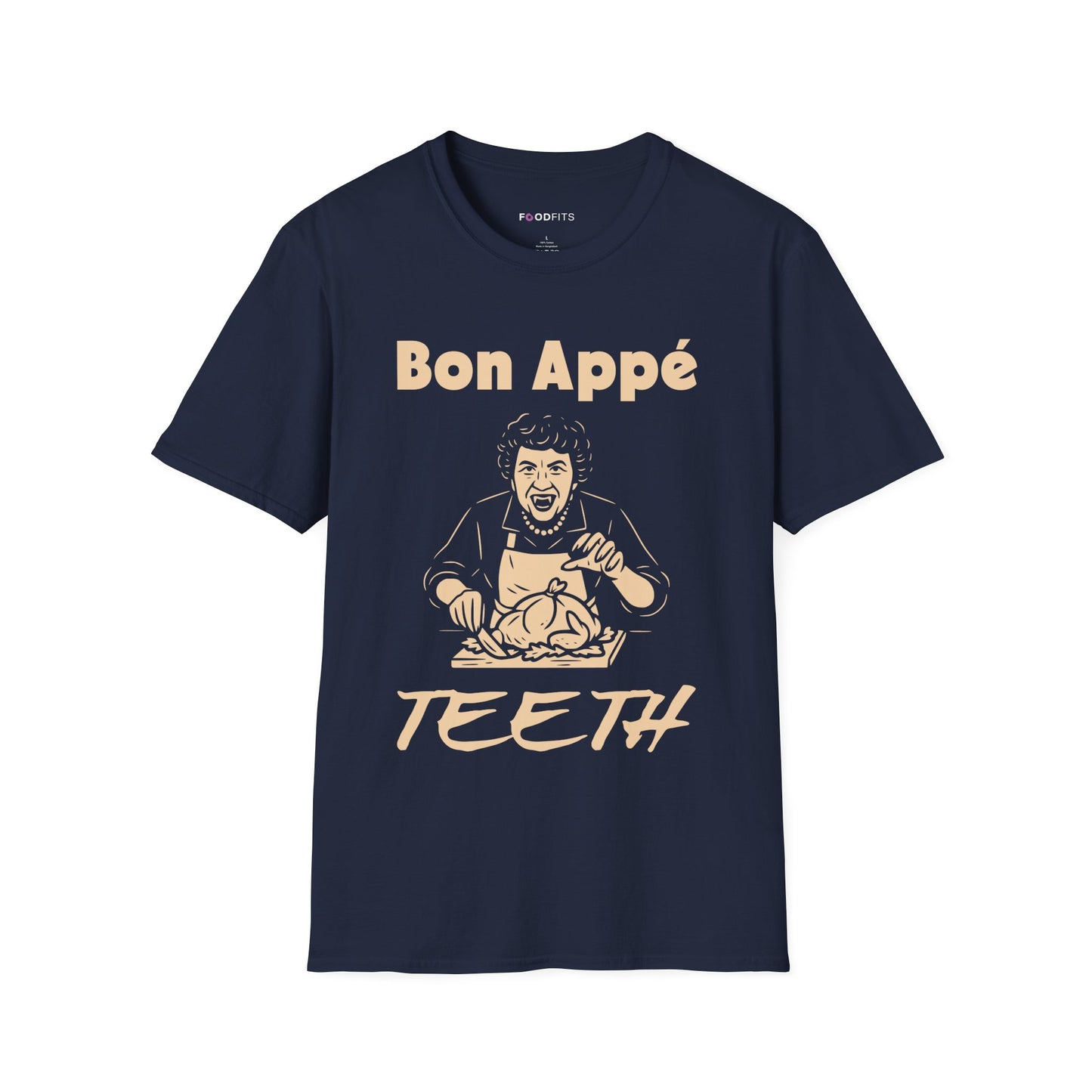 Bon appe' teeth t-shirt