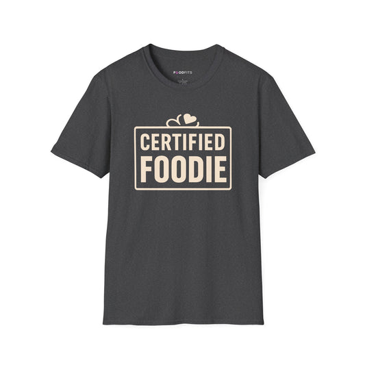 Certified foodie t-shirt