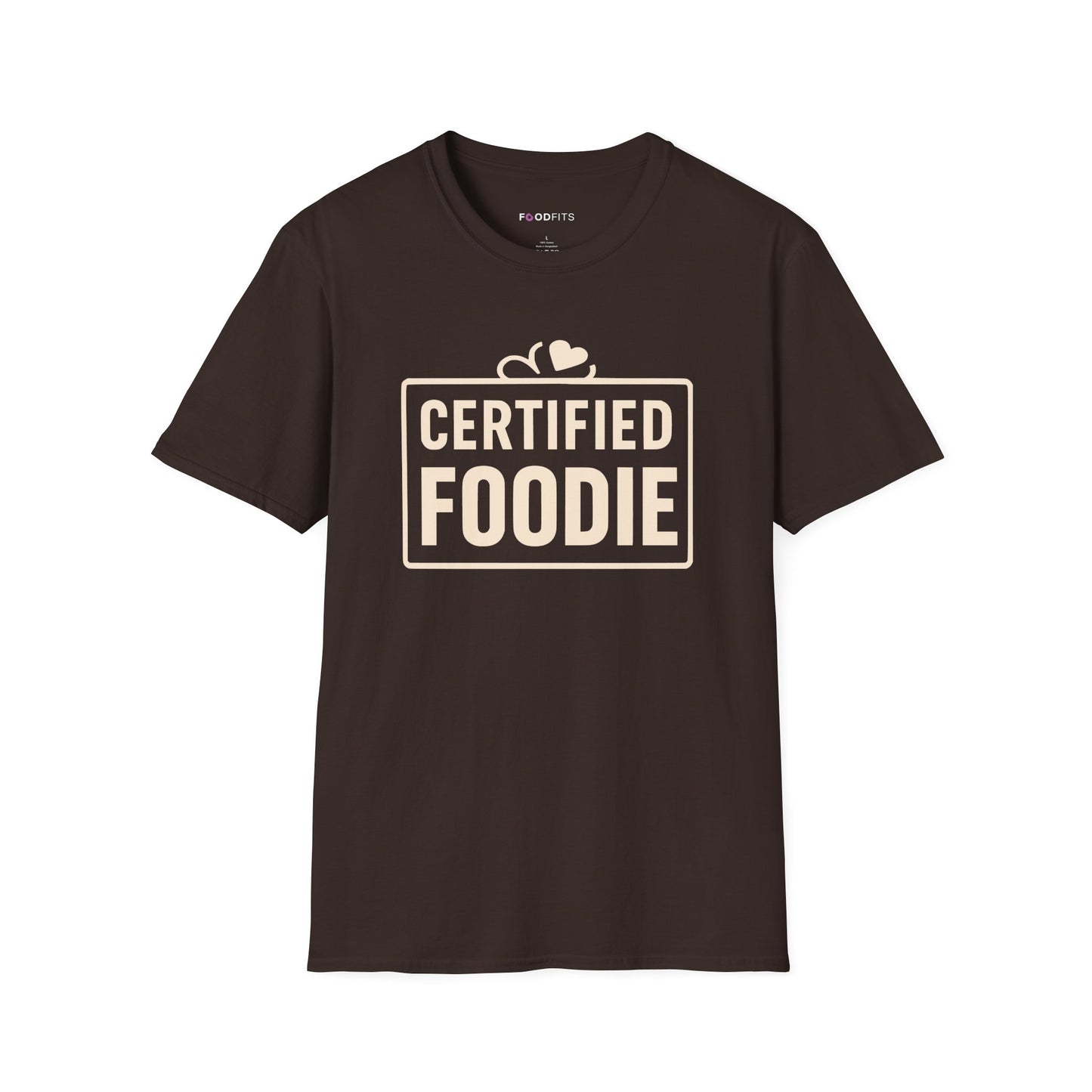 Certified foodie t-shirt