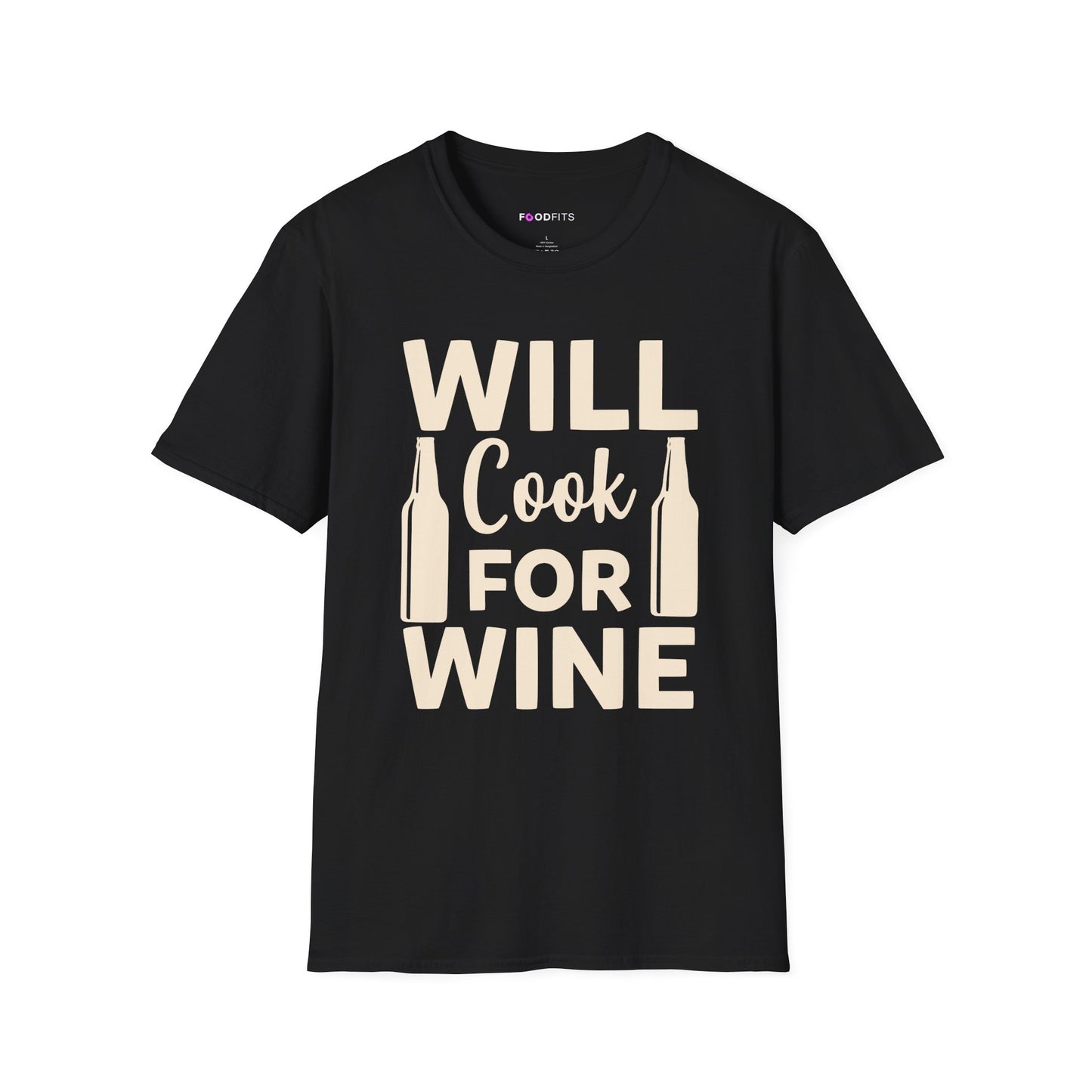 Will cook for wine t-shirt