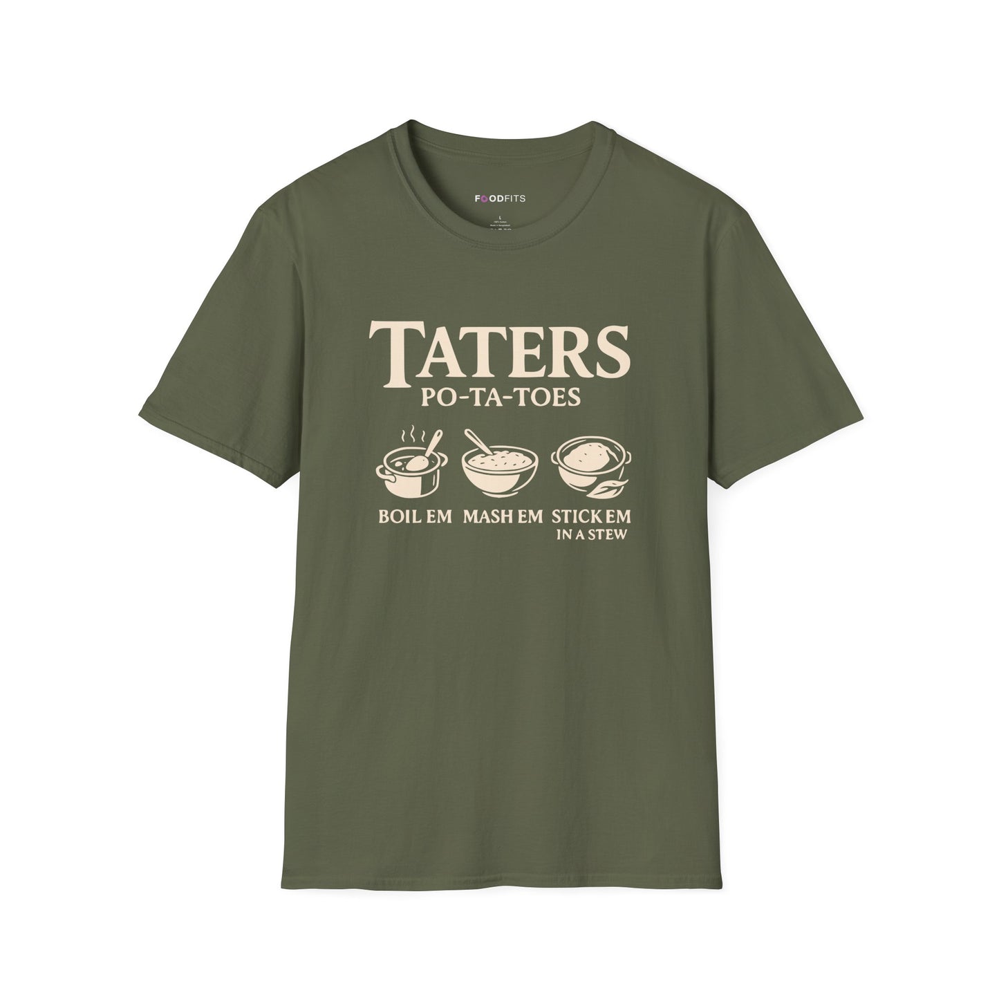 Taters po-ta-toes  t-shirt
