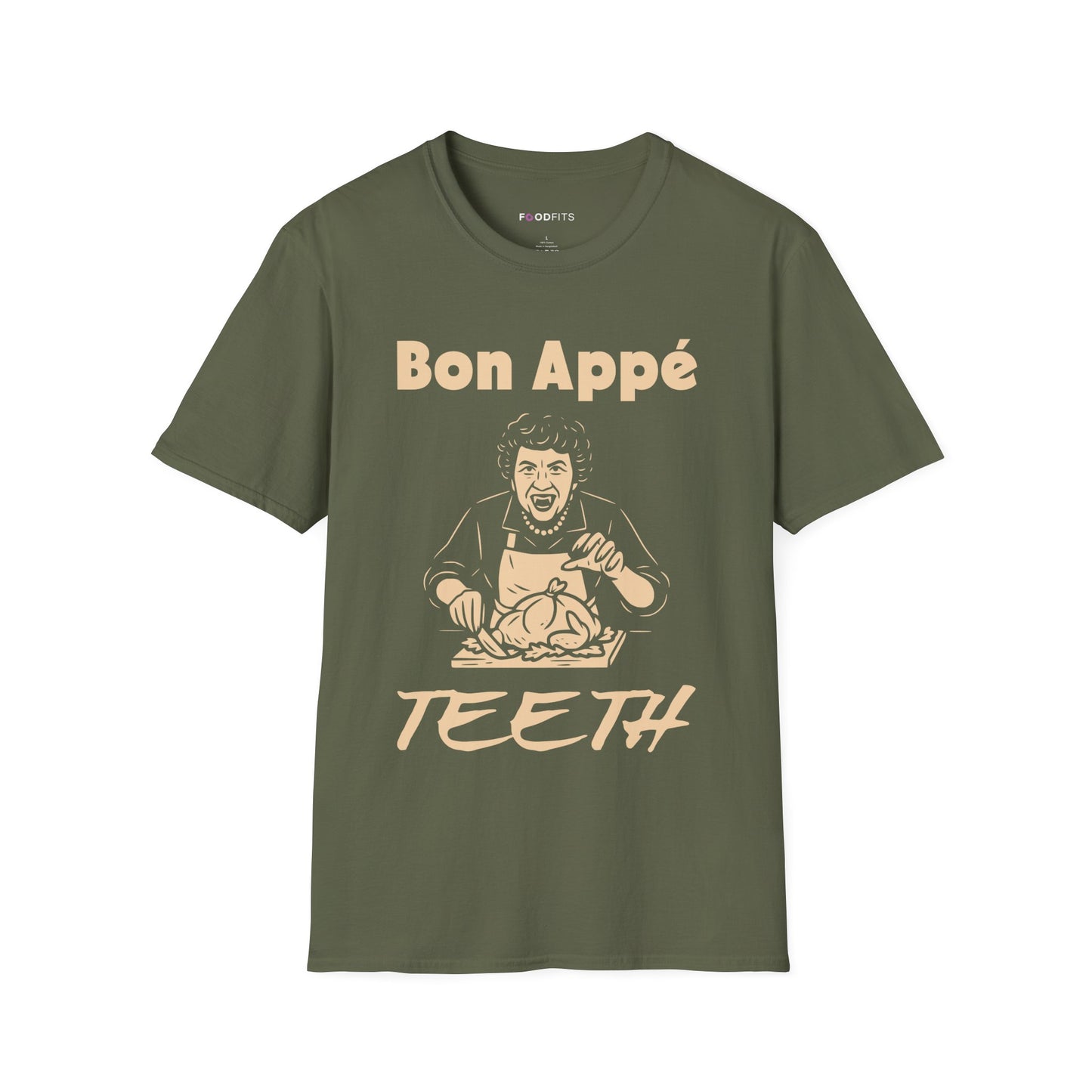 Bon appe' teeth t-shirt