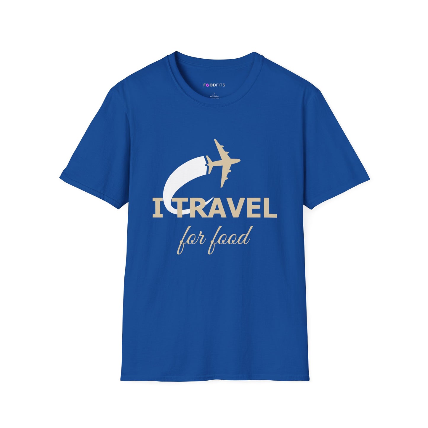 Will travel for food t-shirt