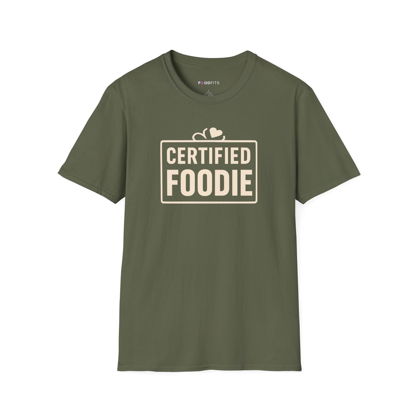 Certified foodie t-shirt