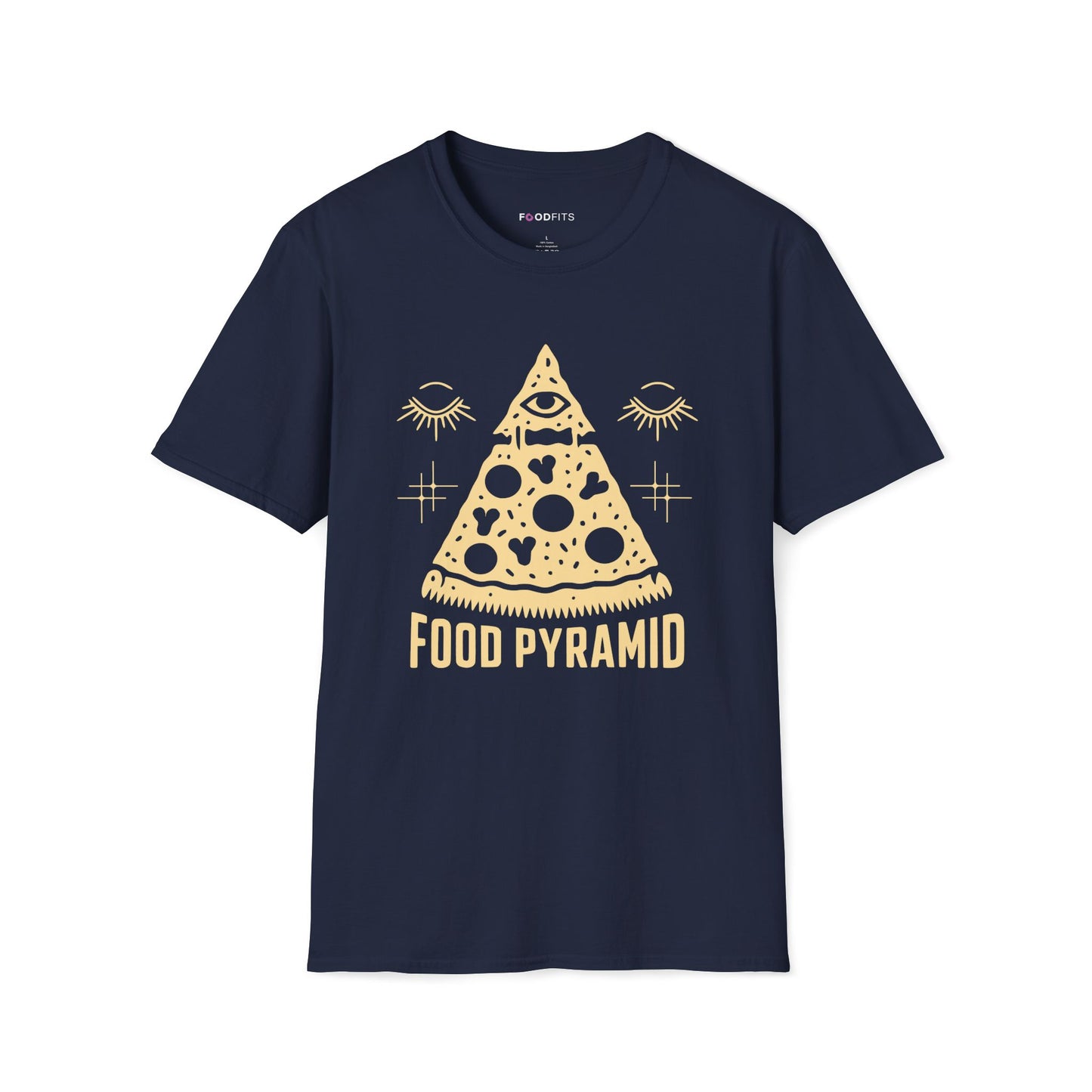 Food pyramid t-shirt