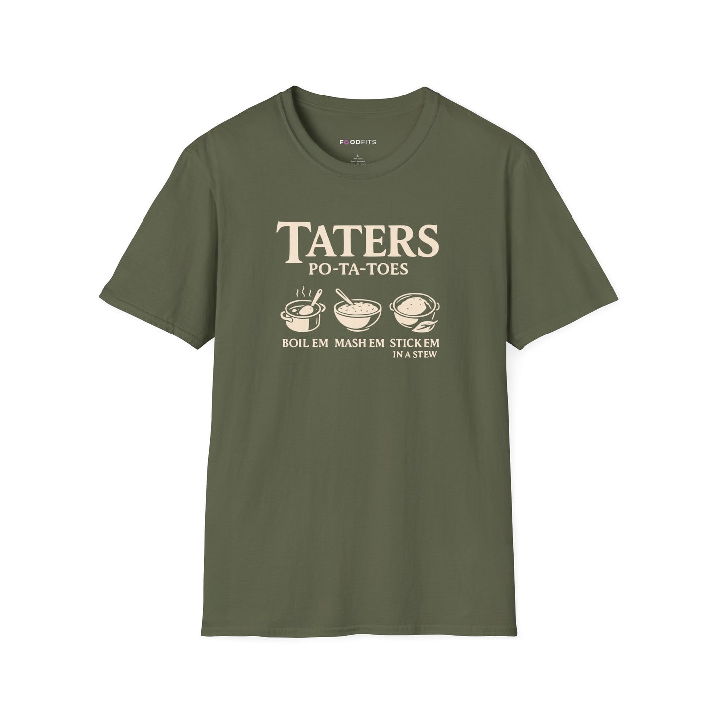 Taters po-ta-toes t-shirt