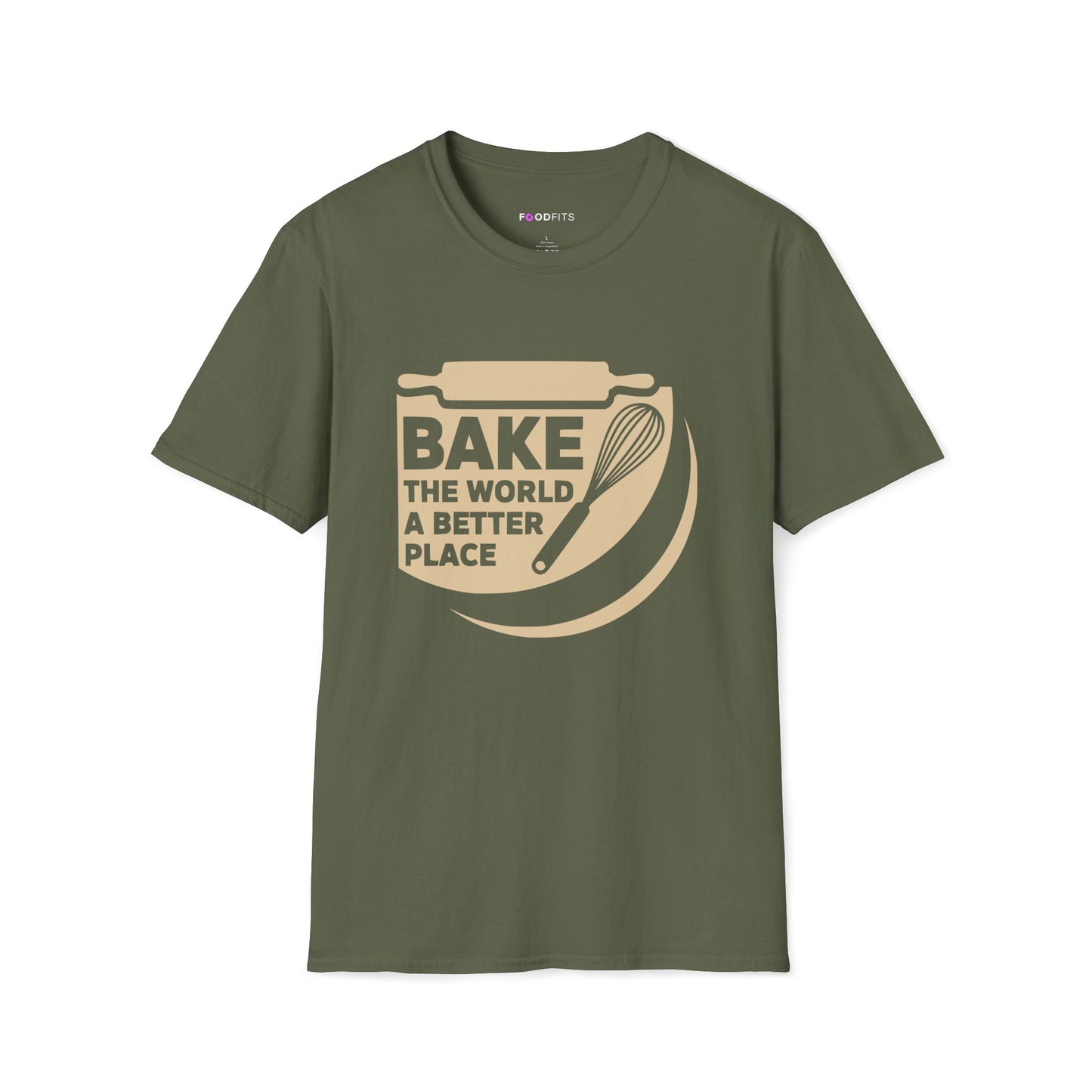 Bake the world a better place t-shirt