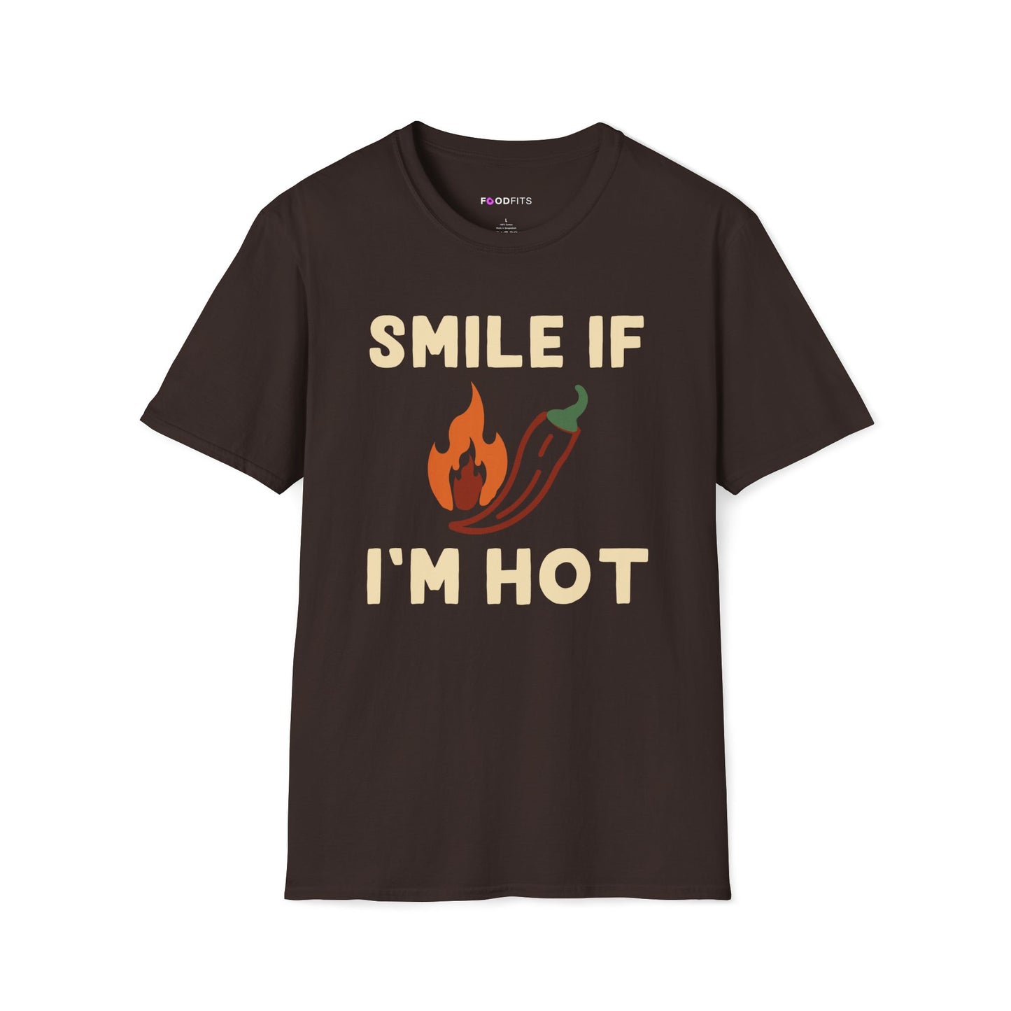 Smile if i'm hot t-shirt