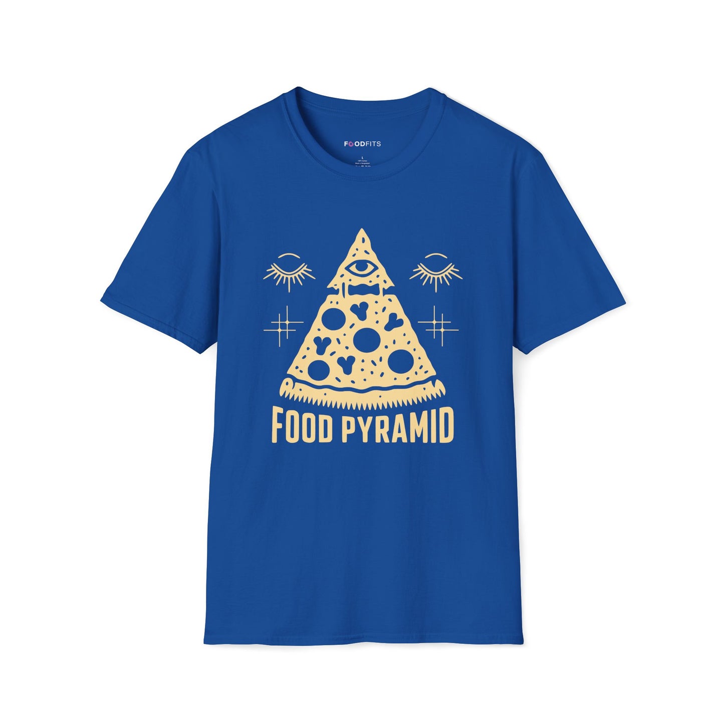 Food pyramid t-shirt