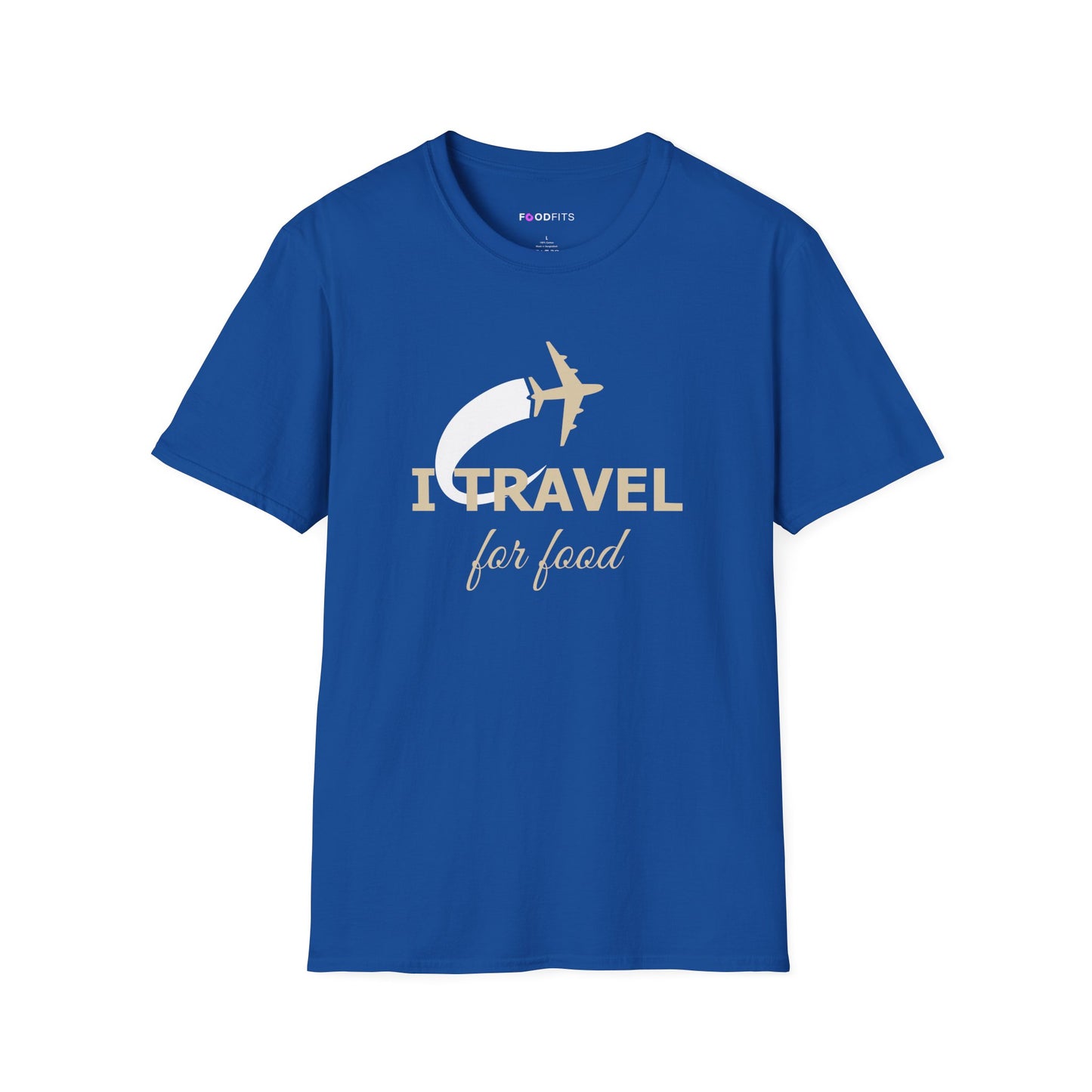 Will travel for food t-shirt