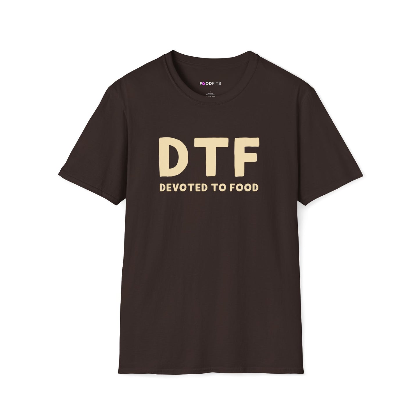 DTF devoted to food t-shirt