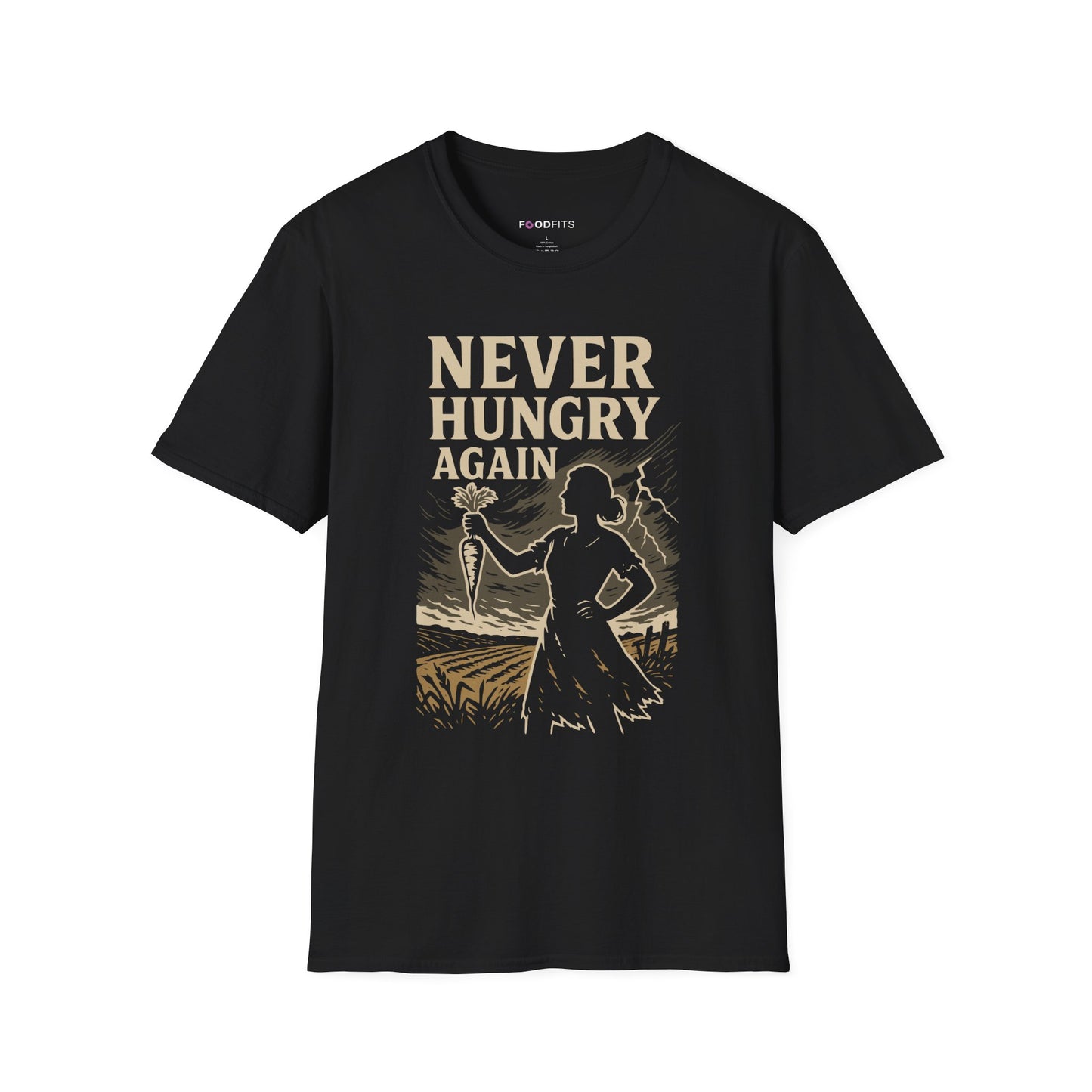 Never hungry again t-shirt