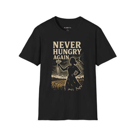 Never hungry again t-shirt
