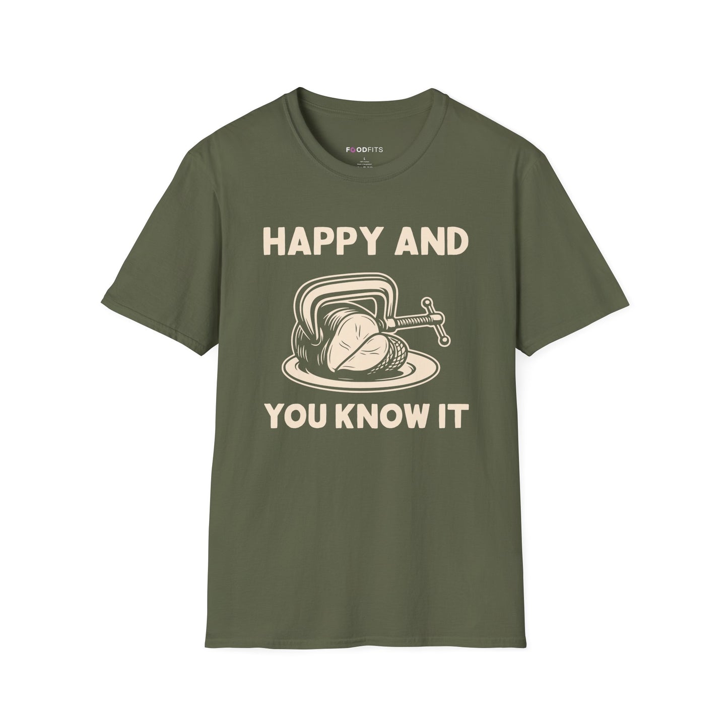 Happy and you know it (clamp your hams) t-shirt