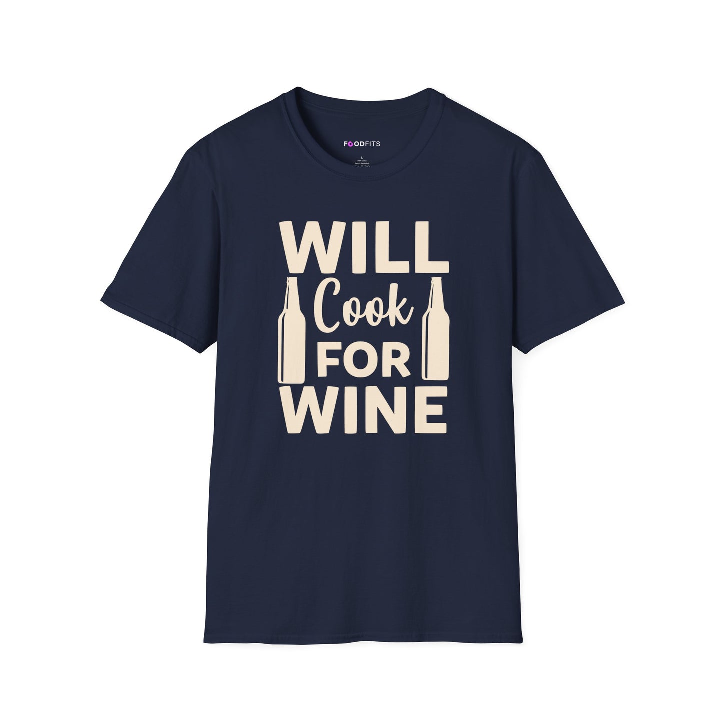 Will cook for wine t-shirt