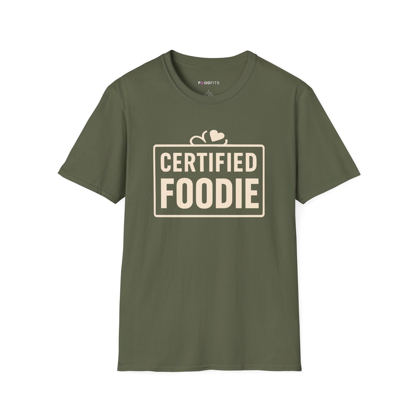 Certified foodie t-shirt