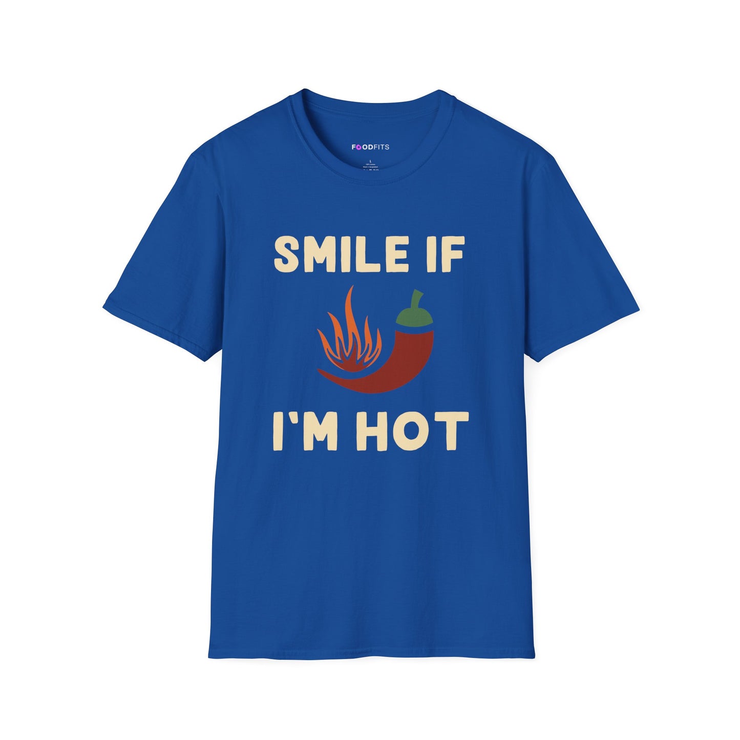 Smile if i'm hot t-shirt
