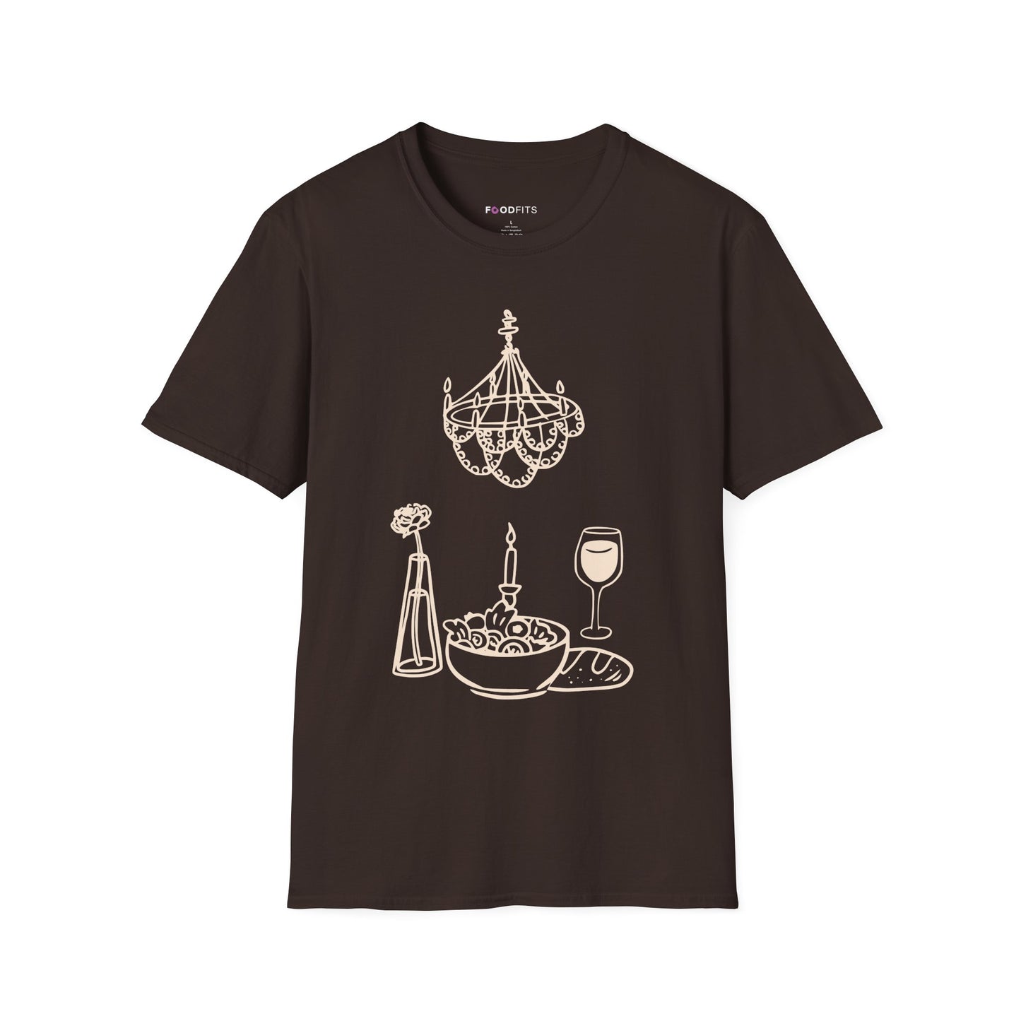 Dinner salad t-shirt