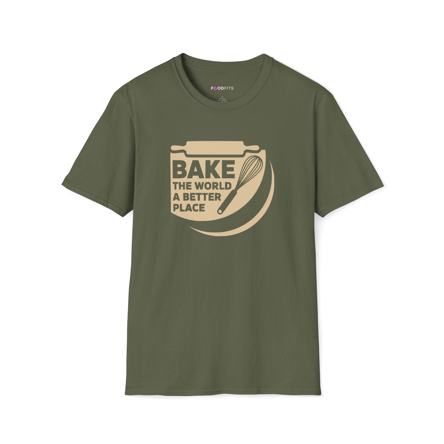 Bake the world a better place t-shirt