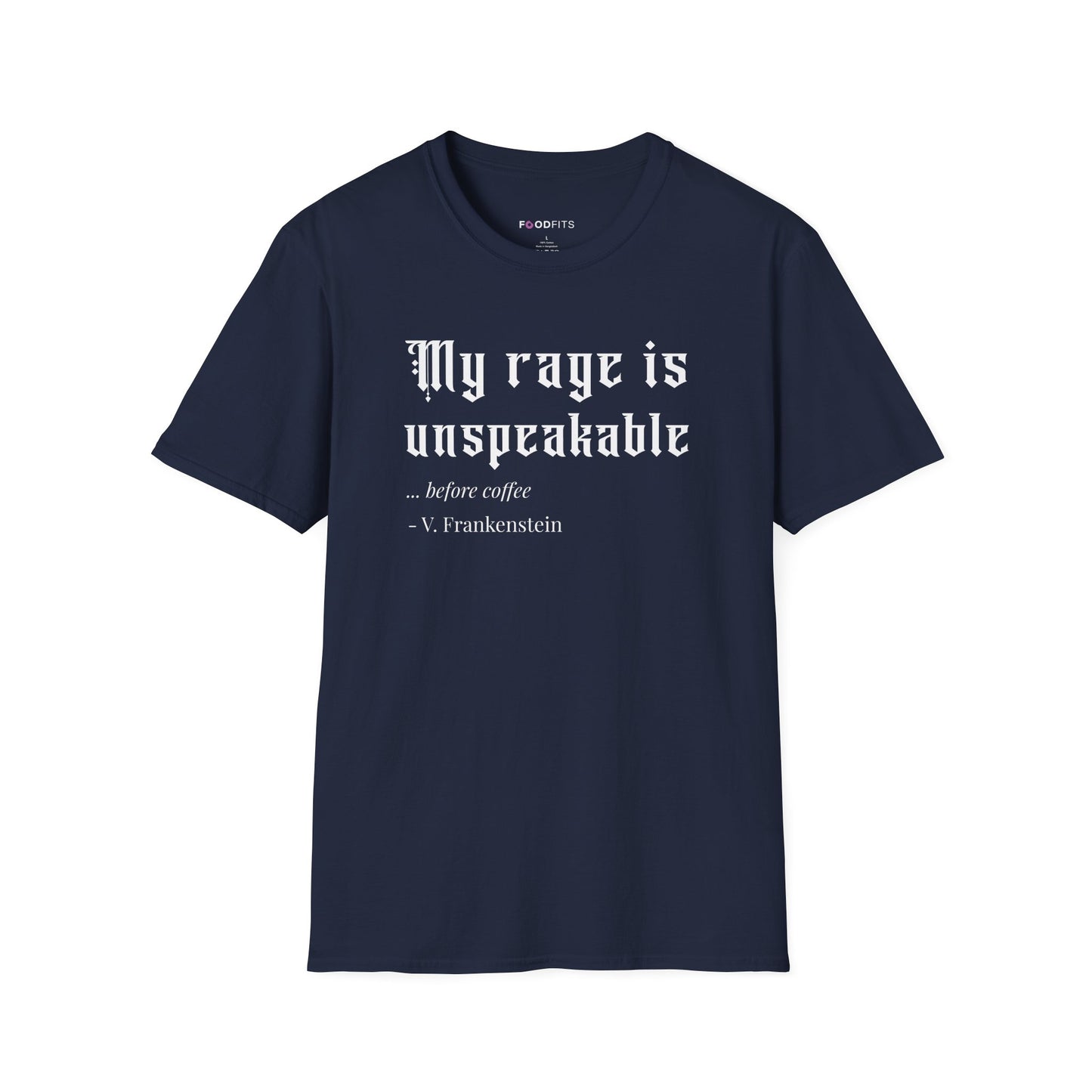 My rage is unspeakable t-shirt