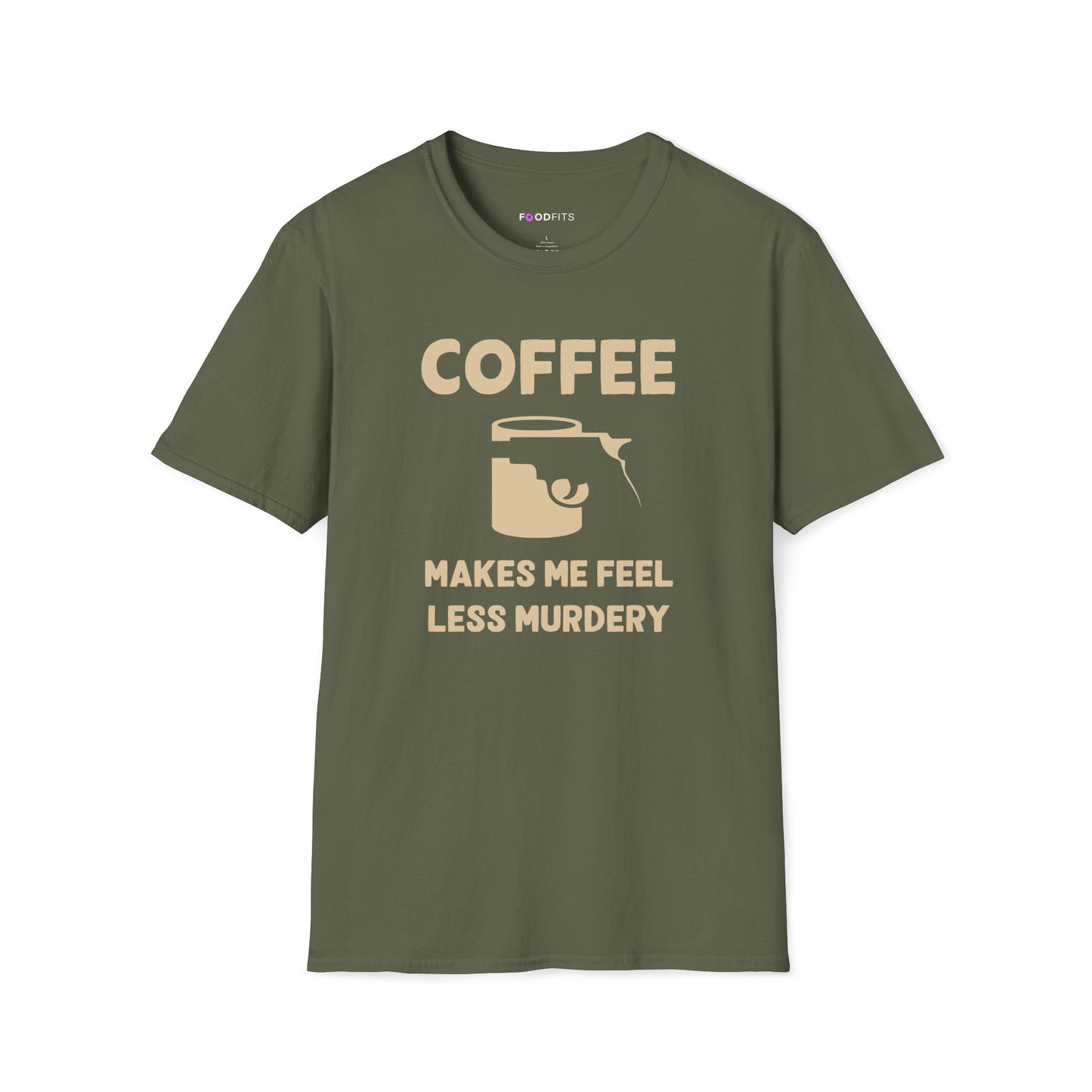 Coffee - less murdery t-shirt