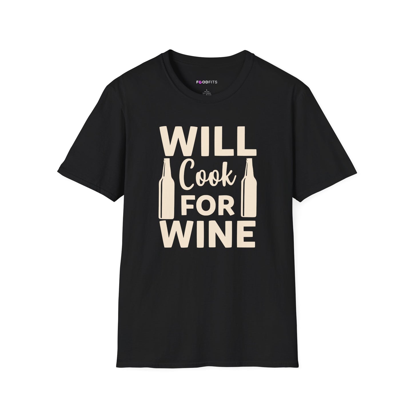 Will cook for wine t-shirt