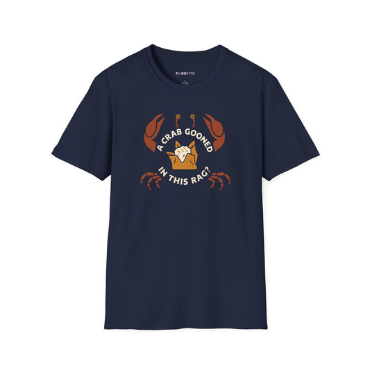 A crab gooned in this rag t-shirt