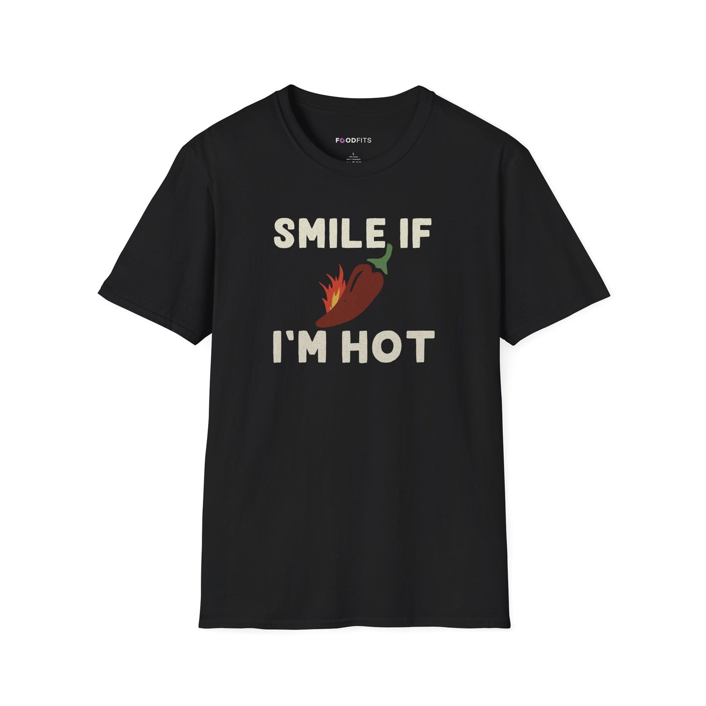 Smile if I'm hot t-shirt