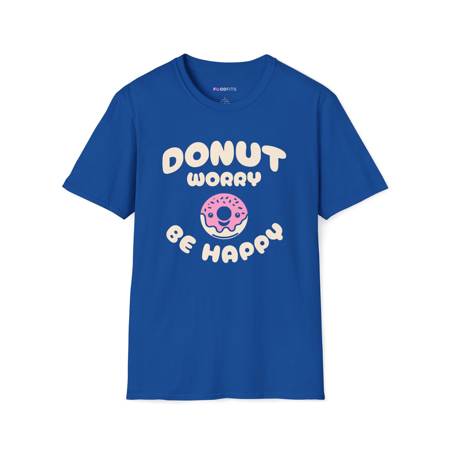 Donut worry be happy t-shirt