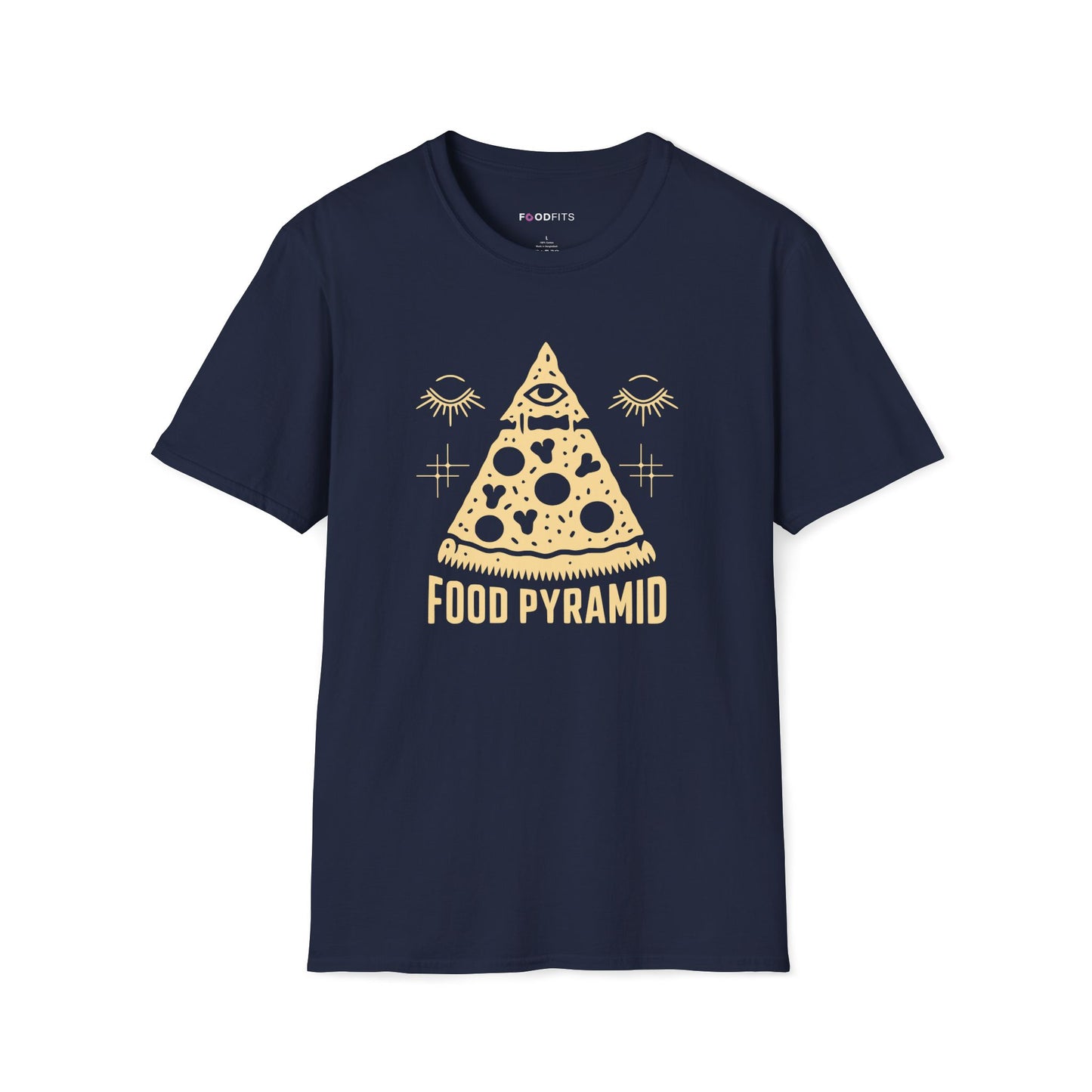 Food pyramid t-shirt
