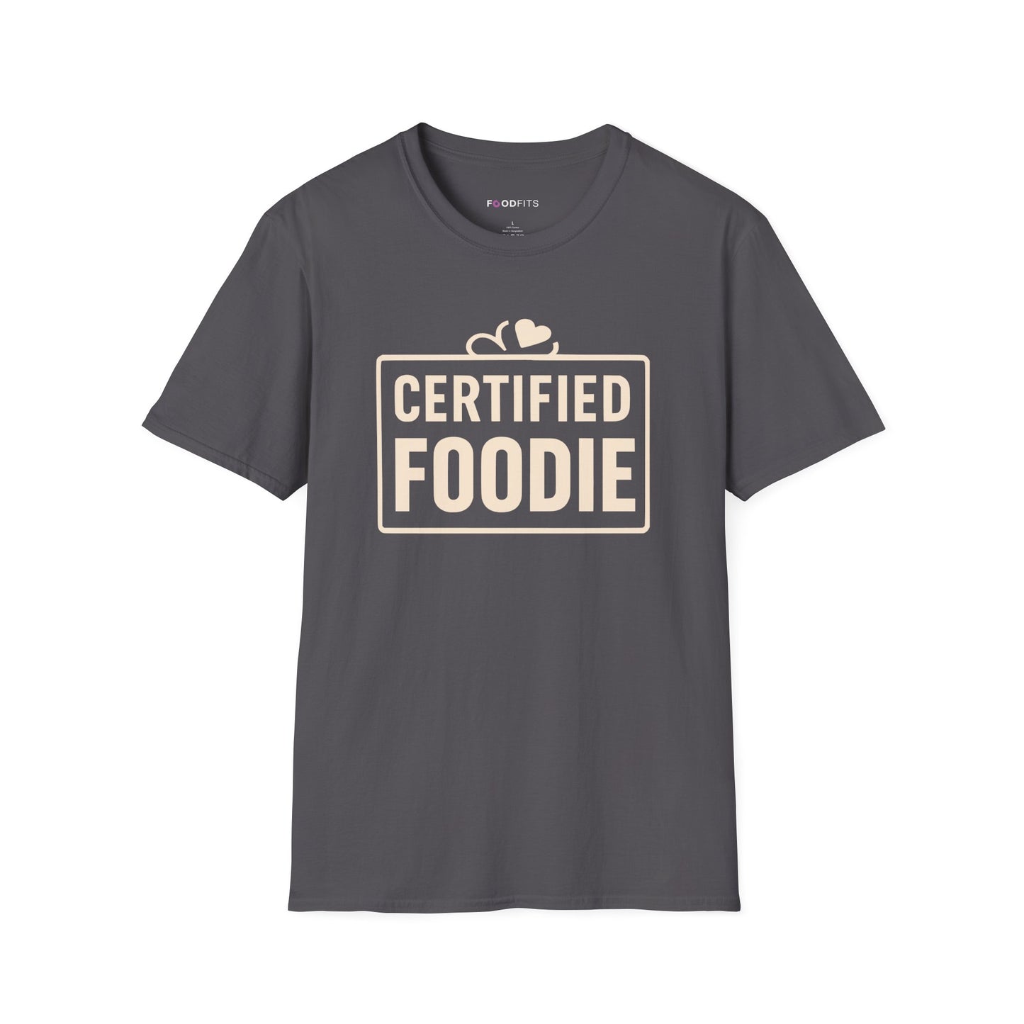 Certified foodie t-shirt